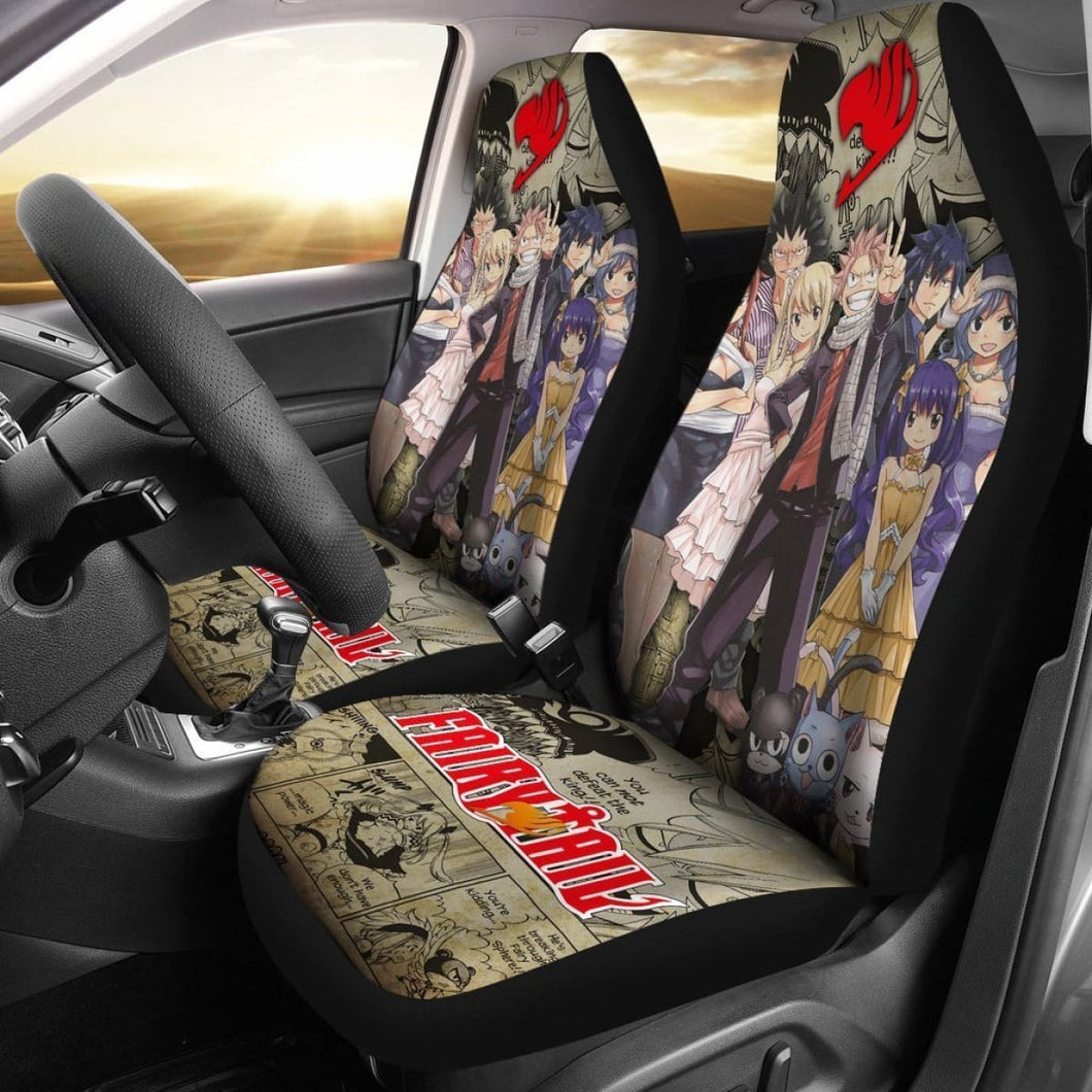 Fairy Tail Anime Car Seat Covers Lt04 Universal Fit 225721 - CarInspirations
