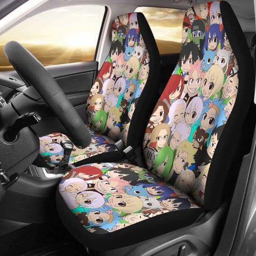 Fairy Tail Chibi Car Seat Covers Universal Fit 051312 - CarInspirations