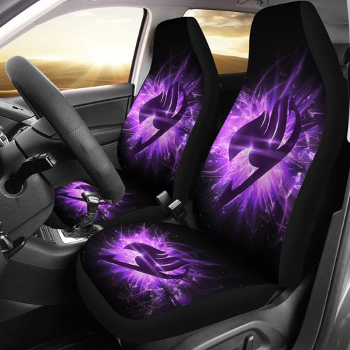 Fairy Tail Logo Seat Covers Amazing Best Gift Ideas 2020 Universal Fit 090505 - CarInspirations