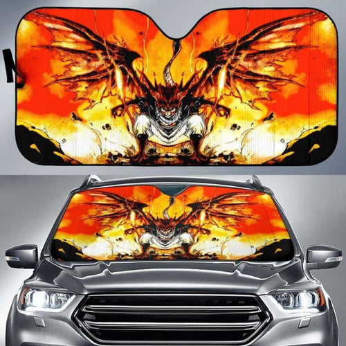 Fairy Tail Natsu Auto Sun Shades 918b Universal Fit - CarInspirations
