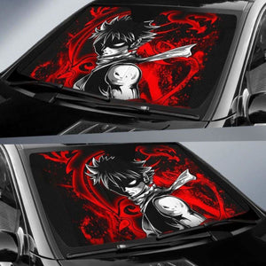 Fairy Tail Natsu Auto Sun Shades 918b Universal Fit - CarInspirations
