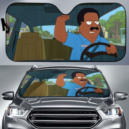Family Guy Cleveland Brown Falling Auto Sun Shades 918b Universal Fit - CarInspirations