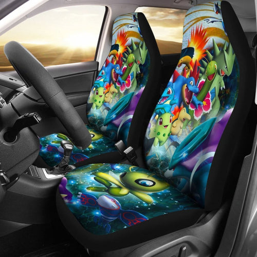 Fan Pokemon Movie Car Seat Covers Lt03 Universal Fit 225721 - CarInspirations