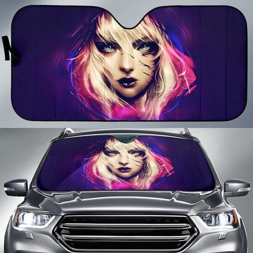 Fantasy Girl Gwenom Digital Car Sun Shade Universal Fit 225311 - CarInspirations