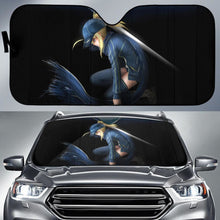 Load image into Gallery viewer, Fate Grand Order Saber 4K Car Sun Shade Universal Fit 225311 - CarInspirations