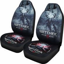 Load image into Gallery viewer, Fiend Car Seat Covers Logo The Witcher 3: Wild Hunt Game Universal Fit 051012 - CarInspirations