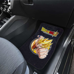 Figure Son Goku Super Saiyan Dragon Ball Car Floor Mats Universal Fit 051012 - CarInspirations