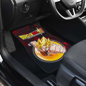 Figure Son Goku Super Saiyan Form Dragon Ball Car Floor Mats Universal Fit 051012 - CarInspirations
