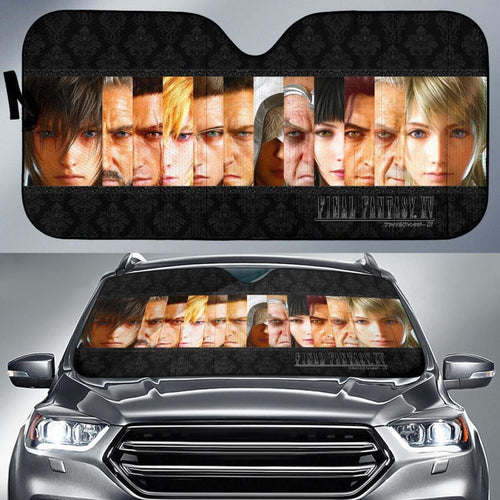 Final Fantasy Xv Characters Face Auto Sun Shade Nh06 Universal Fit 111204 - CarInspirations