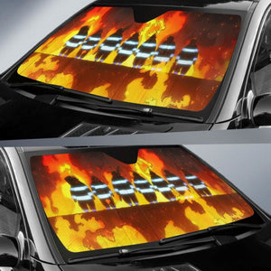 Fire Force Auto Sunshade Anime 2020 Universal Fit 225311 - CarInspirations