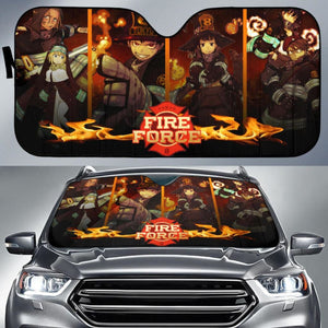 Fire Force Cool Company 8 Auto Sunshade Anime 2020 Universal Fit 225311 - CarInspirations