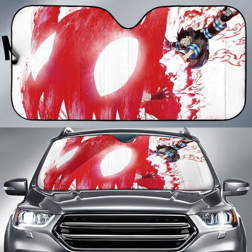 Fire Force Devil’S Footprint Auto Sunshade Anime 2020 Universal Fit 225311 - CarInspirations
