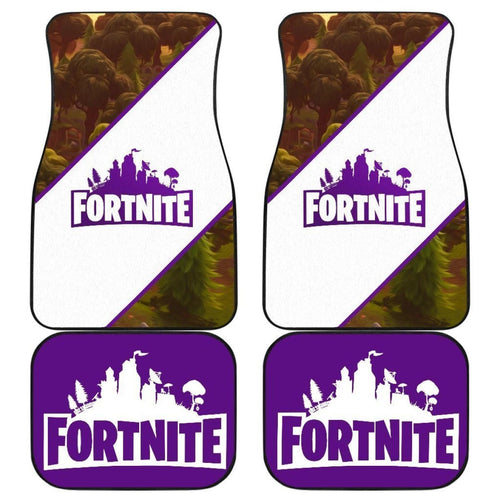 Fortnite Ground Map Car Floor Mats For Gamer Mn04 Universal Fit 111204 - CarInspirations