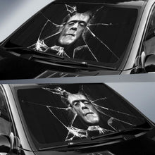 Load image into Gallery viewer, Frankenstein Car Auto Sun Shade Broken Glass Style Universal Fit 174503 - CarInspirations