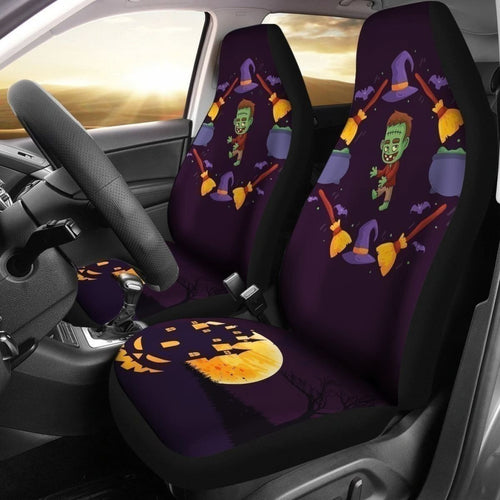 Frankenstein Halloween Car Seat Covers Universal Fit 194801 - CarInspirations