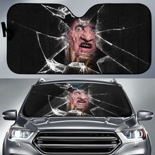 Load image into Gallery viewer, Freddy Krueger Car Auto Sun Shade Horror Windshield Broken Universal Fit 174503 - CarInspirations