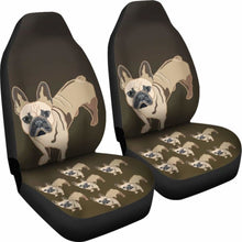 Load image into Gallery viewer, French Bulldog Cartoon Car Seat Cover Universal Fit 052512 - CarInspirations