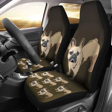 Load image into Gallery viewer, French Bulldog Cartoon Car Seat Cover Universal Fit 052512 - CarInspirations