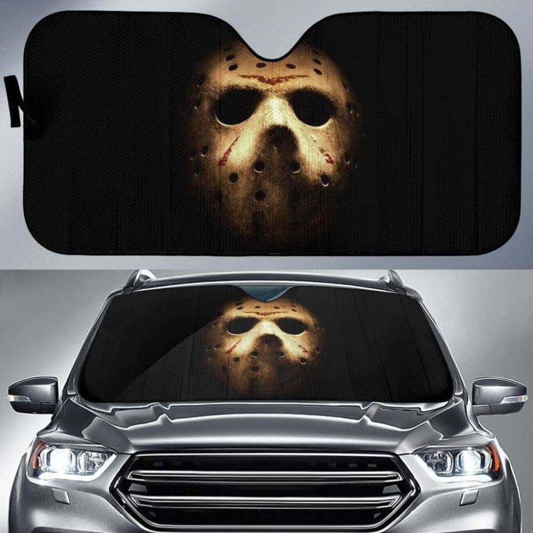 Friday The 13Th Car Auto Sun Shades Universal Fit 051312 - CarInspirations