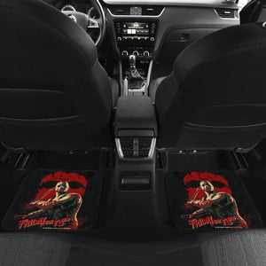 Friday The 13th Jason Voorhees Art Car Floor Mats Movie Fan Gift Universal Fit 103530 - CarInspirations
