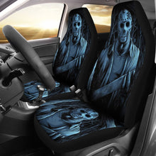 Load image into Gallery viewer, Friday The 13th Jason Voorhees Car Seat Covers Movie Fan Gift Universal Fit 103530 - CarInspirations