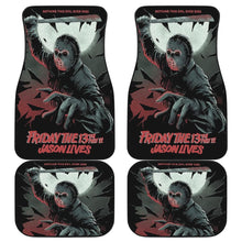 Load image into Gallery viewer, Friday The 13th Jason Voorhees Nothing This Evil Never Dies Car Floor Mats Universal Fit 103530 - CarInspirations