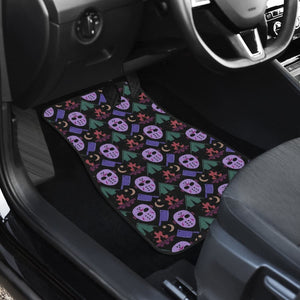 Friday The 13th Jason Voorhees Pattern Car Floor Mats Movie Universal Fit 103530 - CarInspirations
