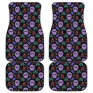 Friday The 13th Jason Voorhees Pattern Car Floor Mats Movie Universal Fit 103530 - CarInspirations