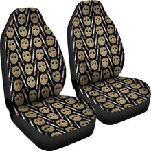 Load image into Gallery viewer, Friday The 13th Jason Voorhees Pattern Car Seat Covers Movie Universal Fit 103530 - CarInspirations