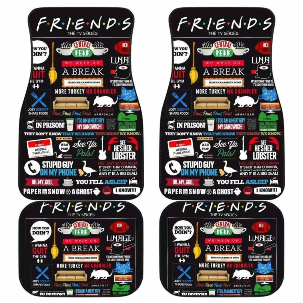 Friends TV Show Poster Car Mats Universal Fit - CarInspirations