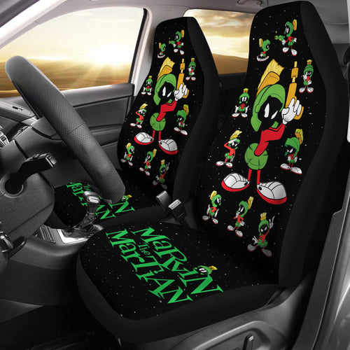 Marvin The Martian Car Seat Covers Custom For Fan Ci221118-05