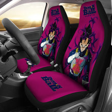 Load image into Gallery viewer, Vegeta Angry Dragon Ball Anime Purple Car Seat Covers Unique Design Ci0814