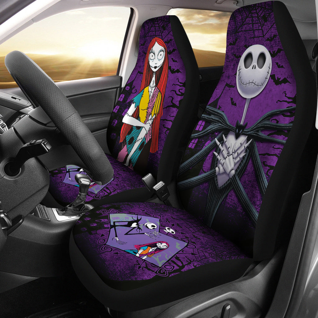 Jack Sally Car Seat Covers Nightmare Before Chrismtas Ci221221-03