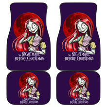 Load image into Gallery viewer, Nightmare Before Christmas Cartoon Car Floor Mats - Pretty Sally With Red Hair And Moon Car Mats Ci101505