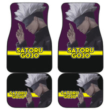 Load image into Gallery viewer, Satoru Gojo Jujutsu KaiSen Yellow Car Mats Anime Car Mats For Car Ci0623