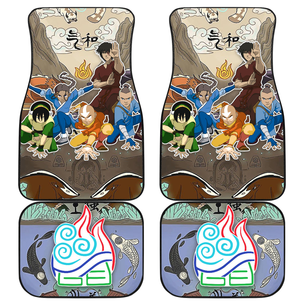Avatar The Last Airbender Anime Car Floor Mats Avatar The Last Airbender Car Accessories Fan Art Ci121308