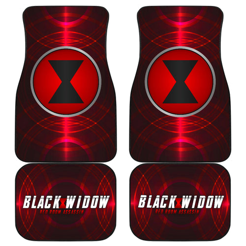 Black Widow Natasha Car Floor Mats Car Accessories Ci220530-04