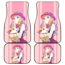 Load image into Gallery viewer, Pokemon Anime  Car Floor Mats - Fennekin Red Fox With Serena Ombre Hair Girl Car Mats Ci110601