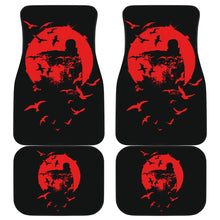 Load image into Gallery viewer, Naruto Anime Car Floor Mats - Uchiha Itachi Crow Faded Red Moon Car Mats Ci101602