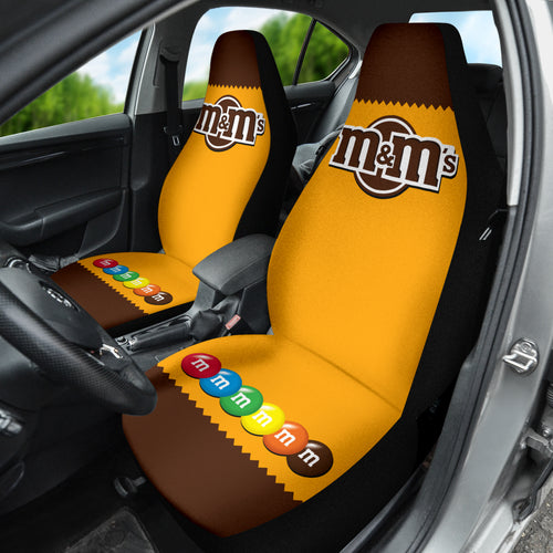 M&M Chocolate Logo Car Seat Covers Car Accessories Ci220523-10