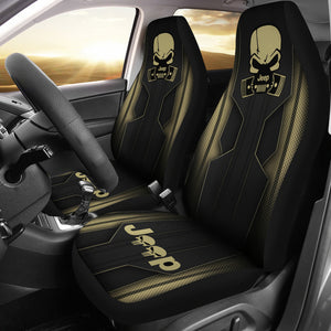 Jeep Skull Gobi Color Car Seat Covers Car Accessories Ci220602-02
