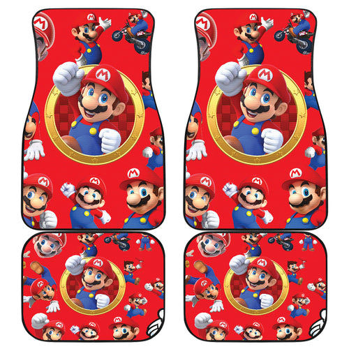 Super Mario Car Floor Mats Custom For Fans Ci221220-03