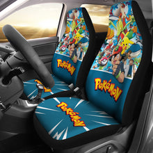 Load image into Gallery viewer, Anime All Of Pokemon Car Seat Covers Pikachu Pokemon Car Accessorries Ci110905