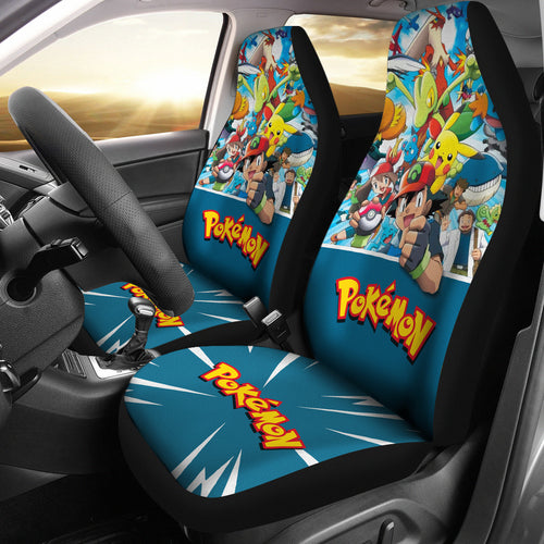 Anime All Of Pokemon Car Seat Covers Pikachu Pokemon Car Accessorries Ci110905