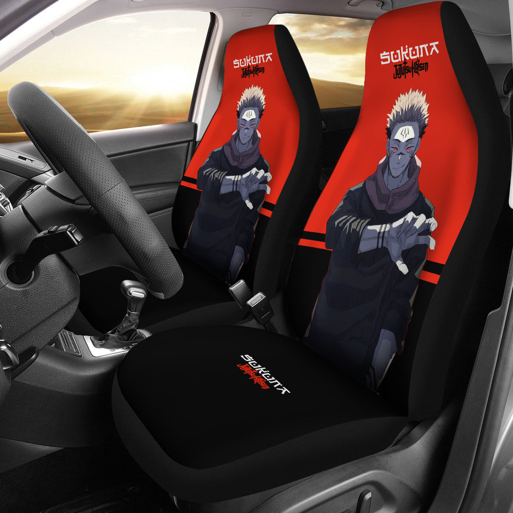Sukuna Monter Anime Fan Car Seat Covers Fan Art Jujutsu KaiSen Anime Seat Covers Ci0307