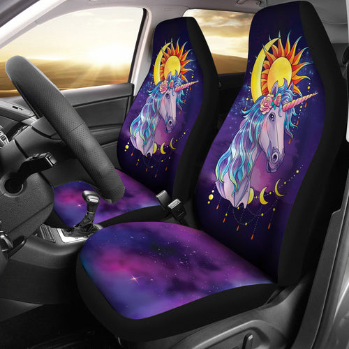 Unicorn Colorful Car Seat Covers Custom For Car Ci230131-05