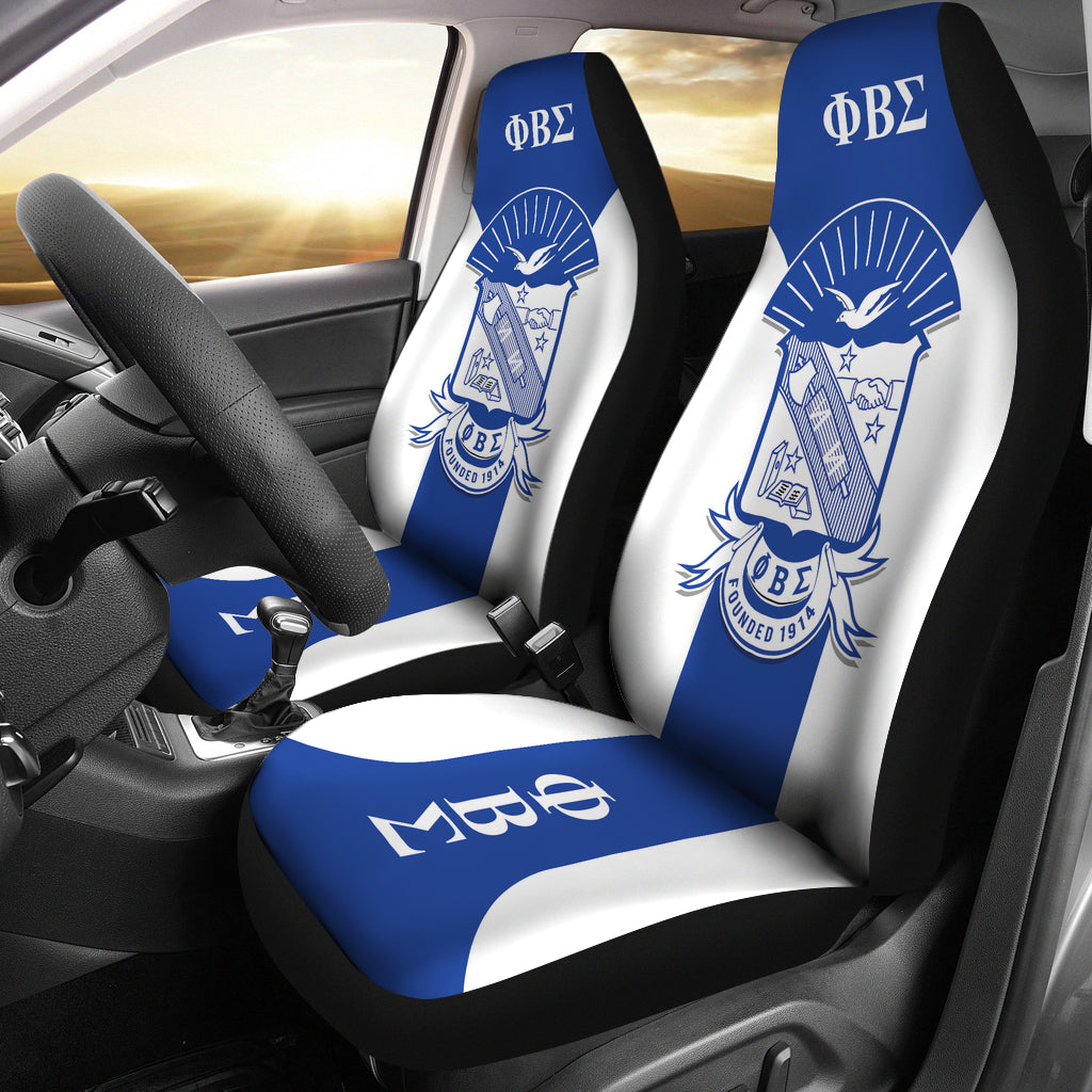 Phi Beta Sigma Fraternities Car Seat Covers Custom For Fans Ci230206-05