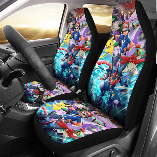 Pokemon Characters Seat Covers Pokemon Anime Car Seat Covers Ci102804