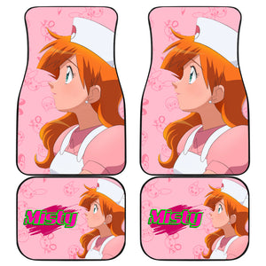 Pokemon Anime  Car Floor Mats - Pretty Nurse Kasumi Misty Pink Car Mats Ci111303