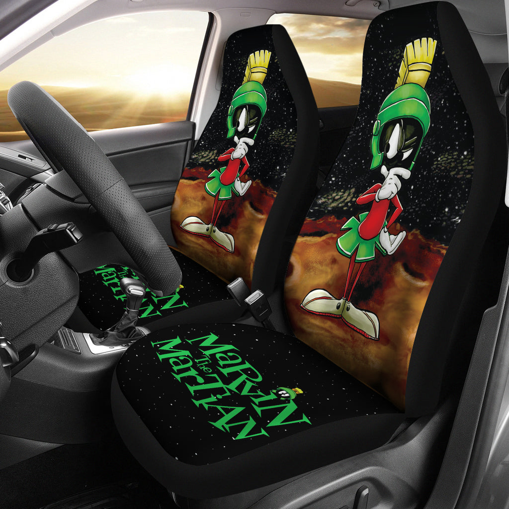 Marvin The Martian Car Seat Covers Custom For Fan Ci221118-08